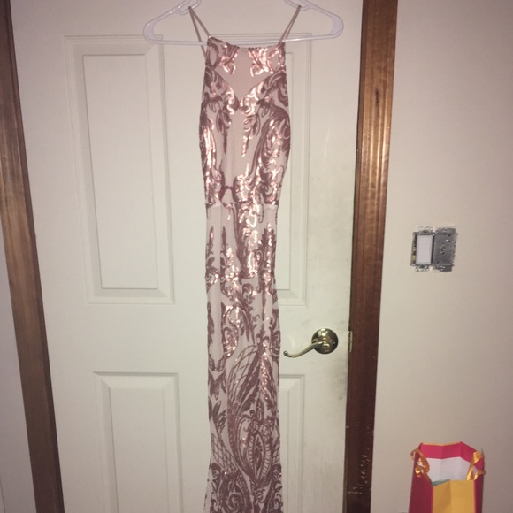 Windsor Dresses & Skirts - Long nude pink prom dress